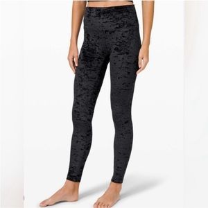 Lululemon Velvet High-Rise Tight 28" Black Size 2